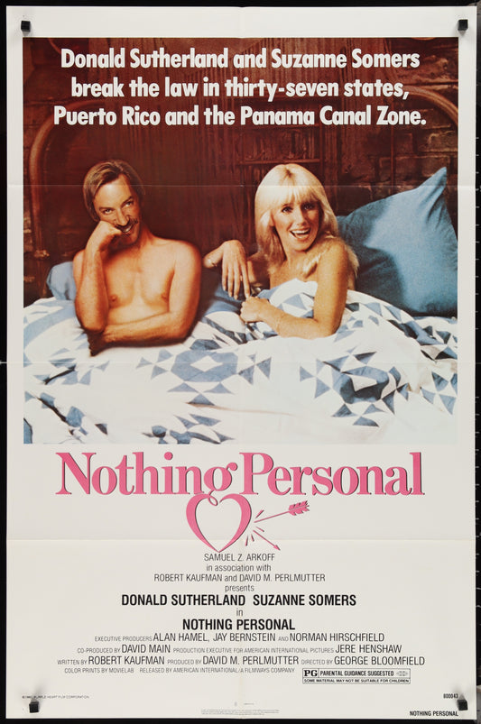 Nothing Personal (1980) Original US One Sheet Movie Poster