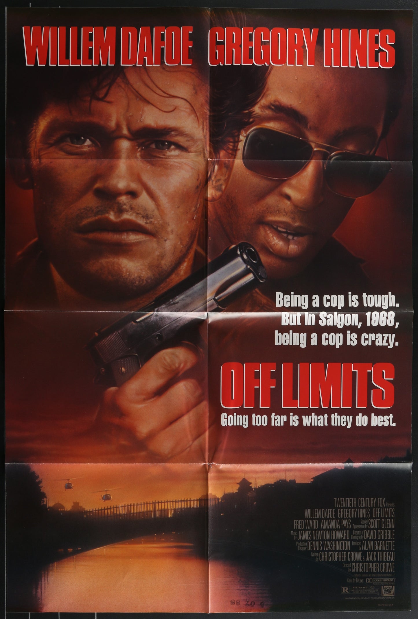 Off Limits (1988) Original US One Sheet Movie Poster