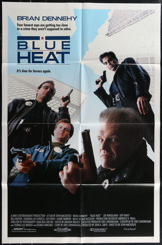 Blue Heat (1990) Original US One Sheet Movie Poster