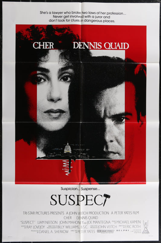 Suspect (1987) Original US One Sheet Movie Poster