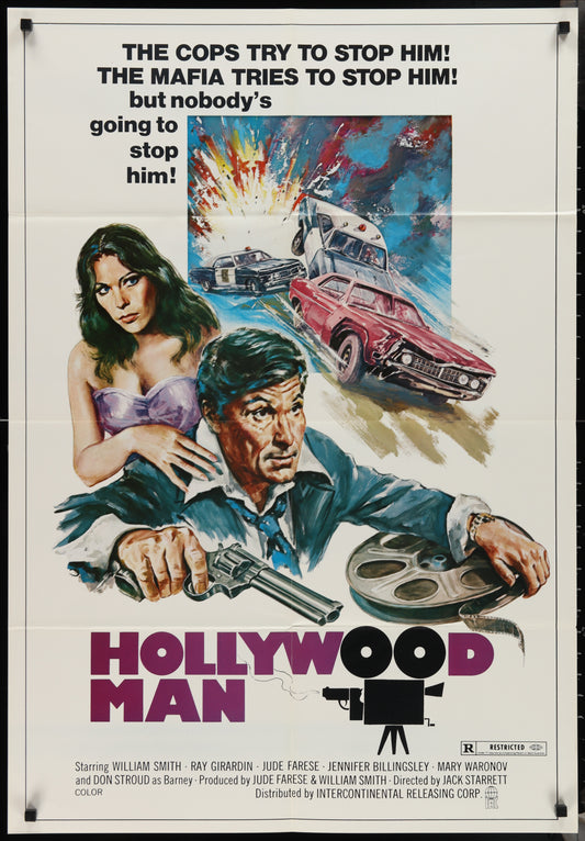 Hollywood Man (1976) Original US One Sheet Movie Poster