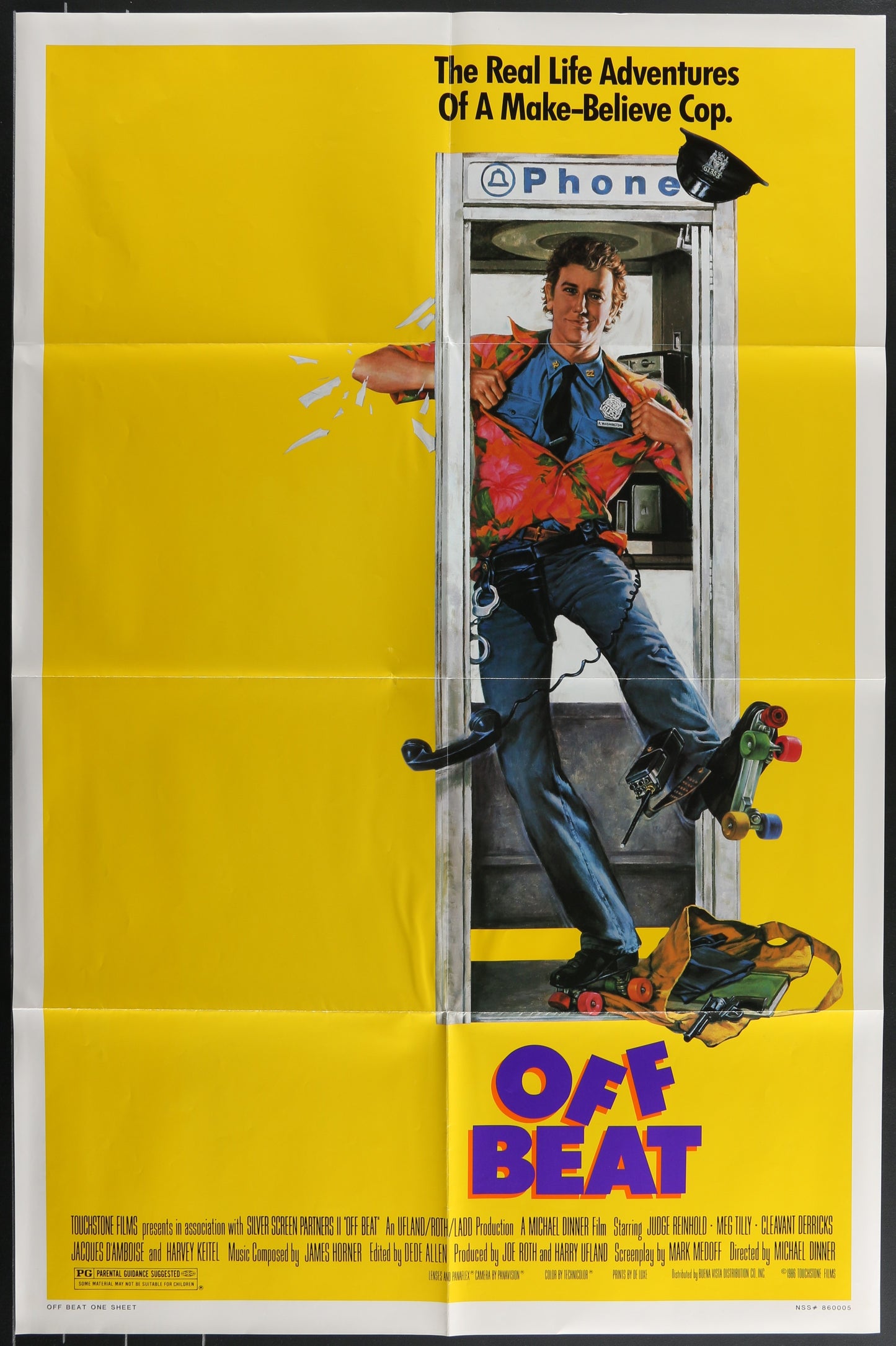 Off Beat (1986) Original US One Sheet Movie Poster