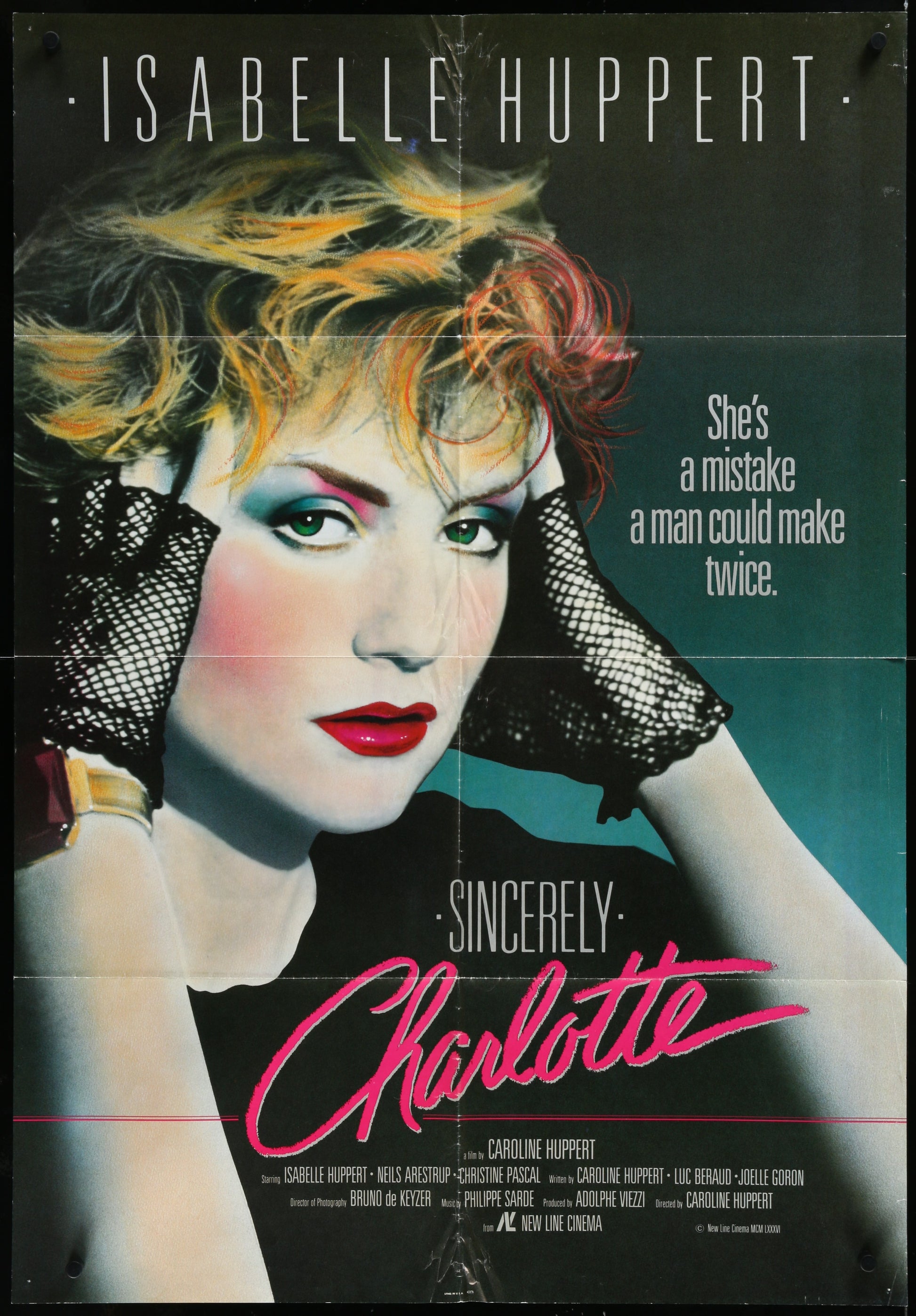 Sincerely Charlotte (1985) Original US One Sheet Movie Poster