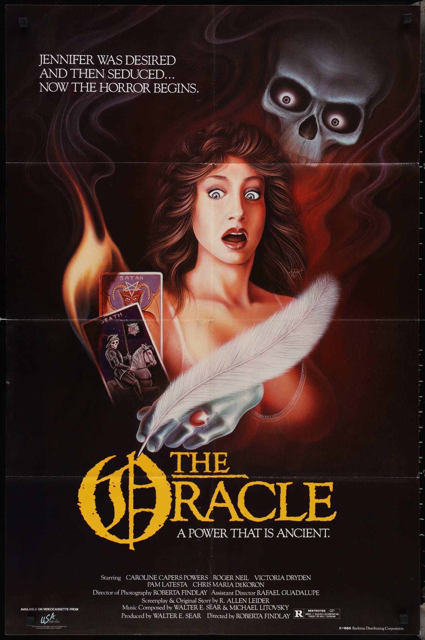 The Oracle (1985) Original US Video Poster