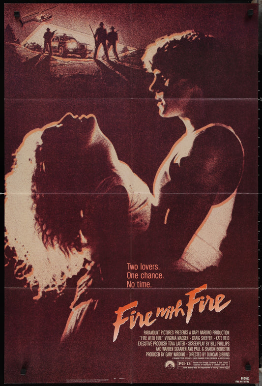 Fire With Fire (1986) Original US One Sheet Movie Poster