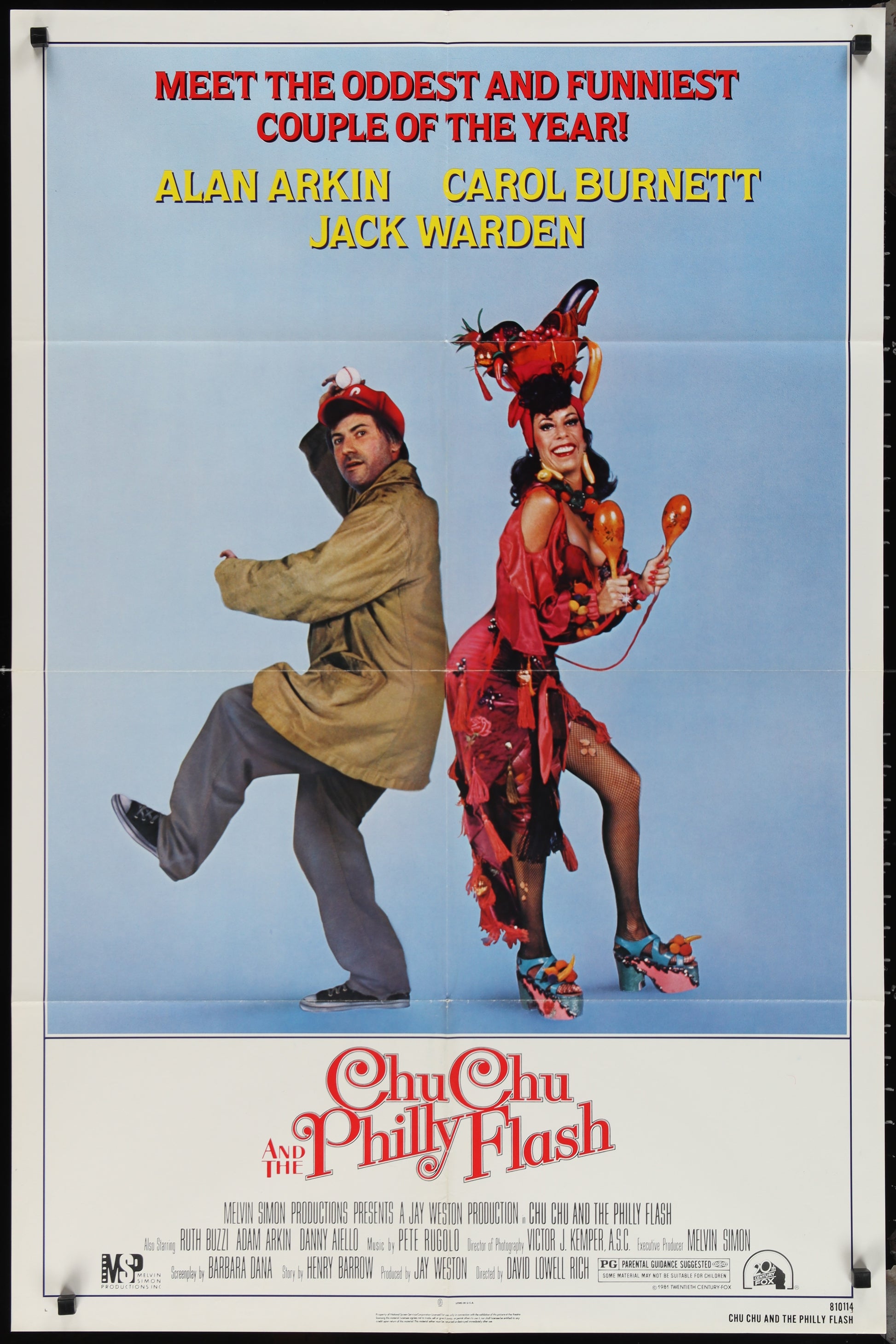 Chu Chu And the Philly Flash (1981) Original US One Sheet Movie Poster