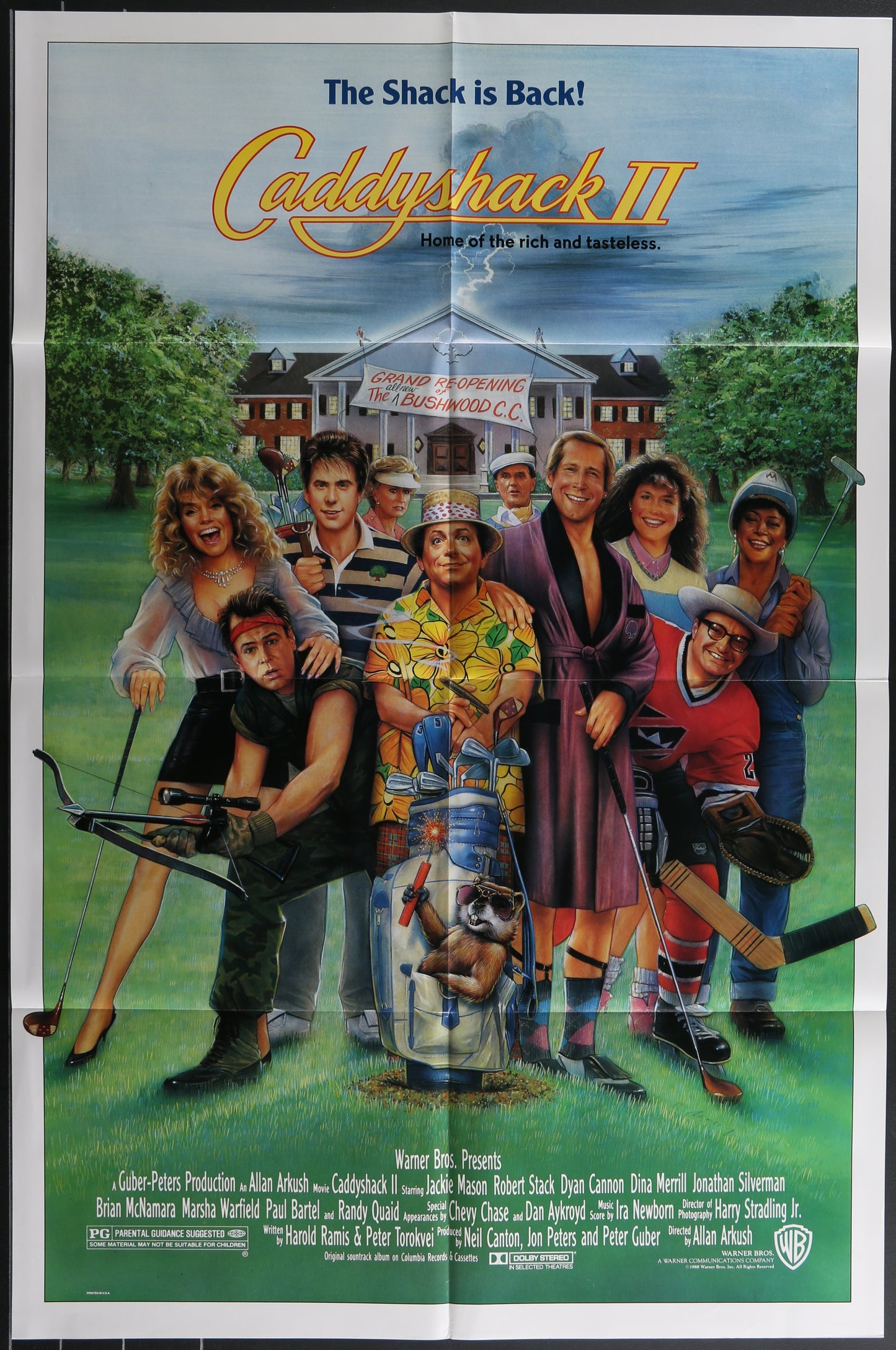 Caddyshack II (1988) Original US One Sheet Movie Poster