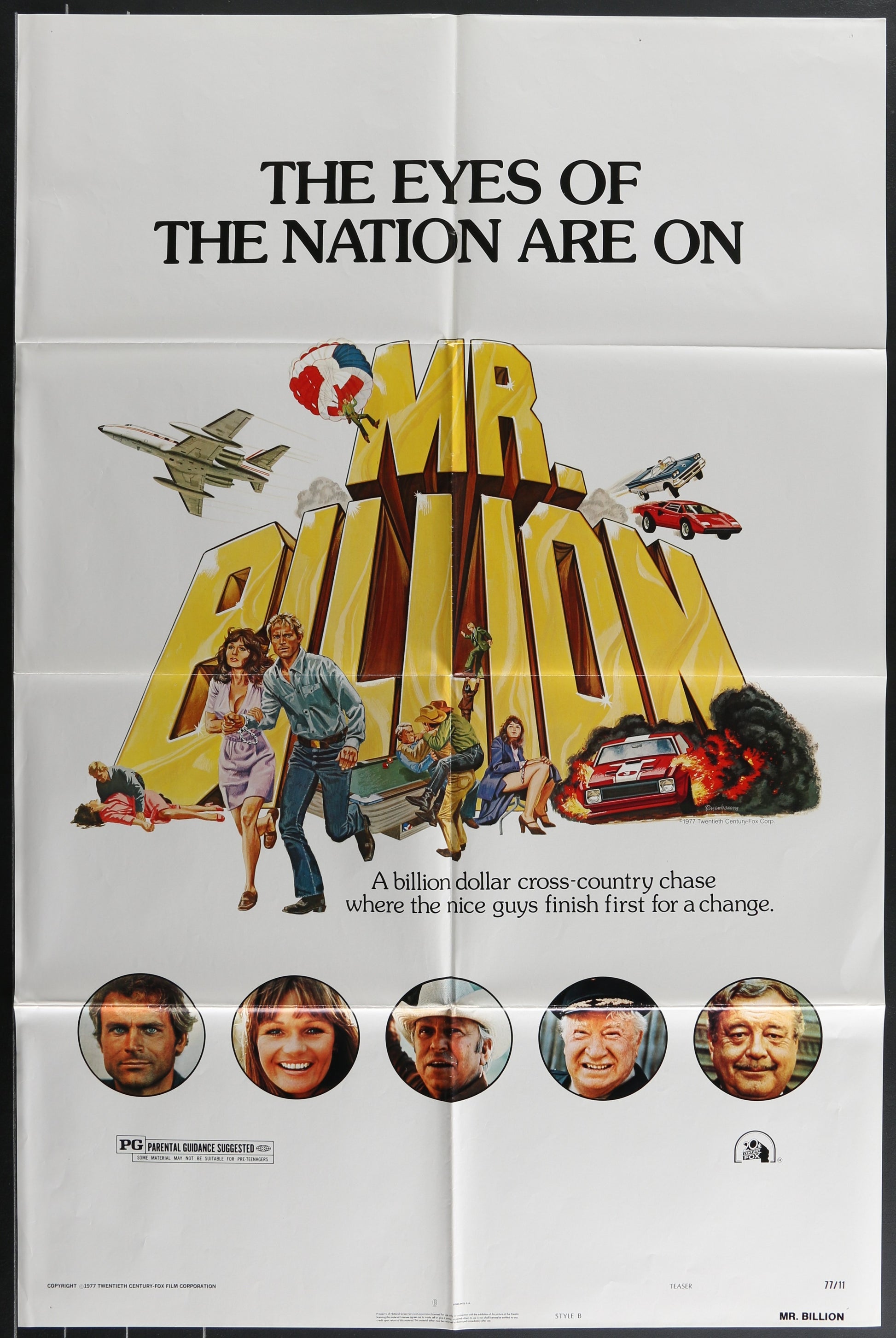 Mr. Billion (1977) Original US One Sheet Movie Poster