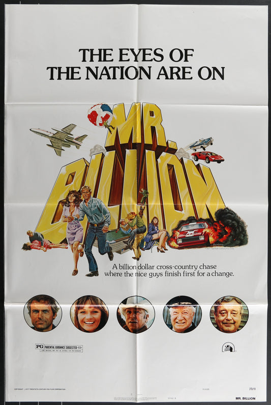 Mr. Billion (1977) Original US One Sheet Movie Poster