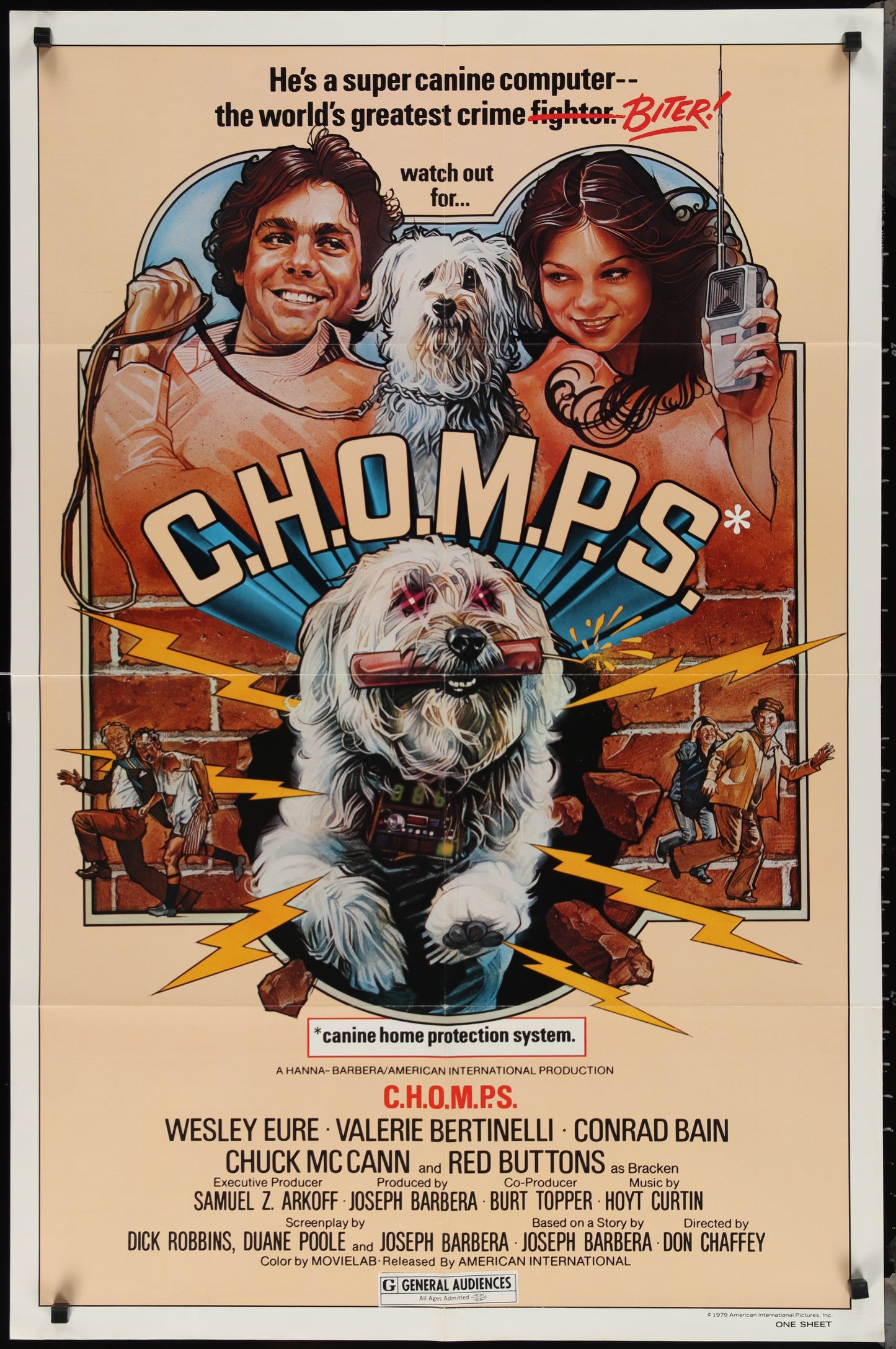 C.H.O.M.P.S. (1979) Original US One Sheet Movie Poster