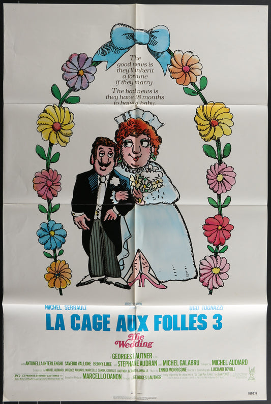 La Cage Aux Folles III (1985) Original US One Sheet Movie Poster