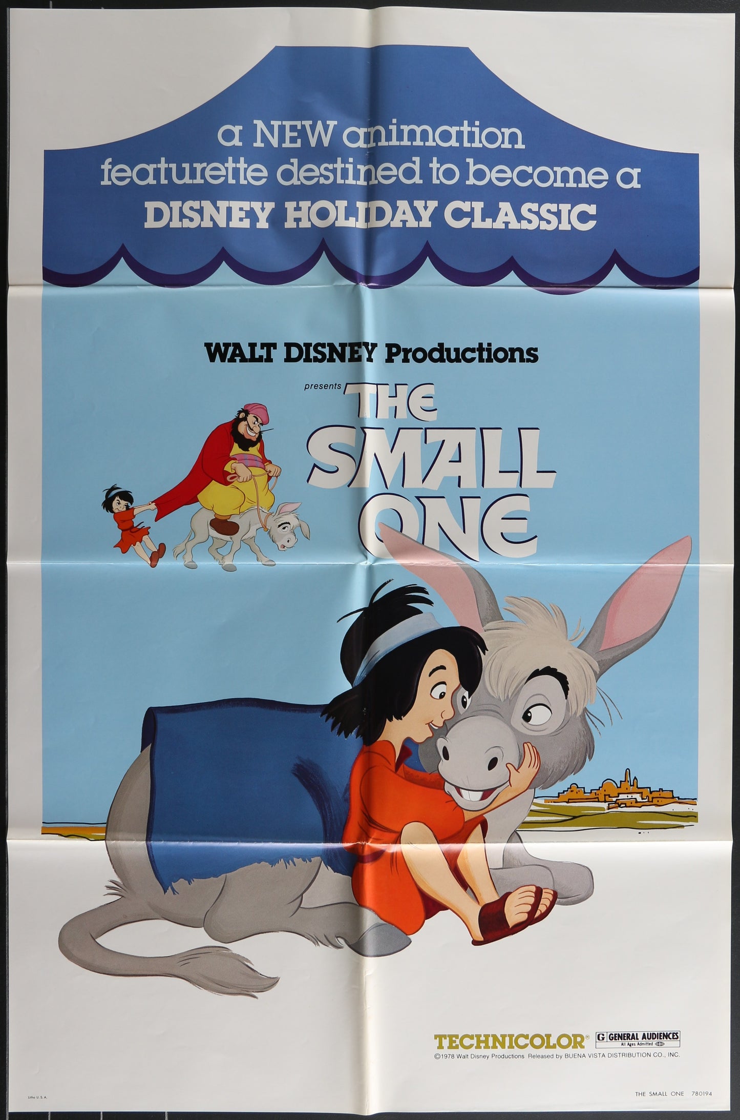 The Small One (1978) Original US One Sheet Movie Poster