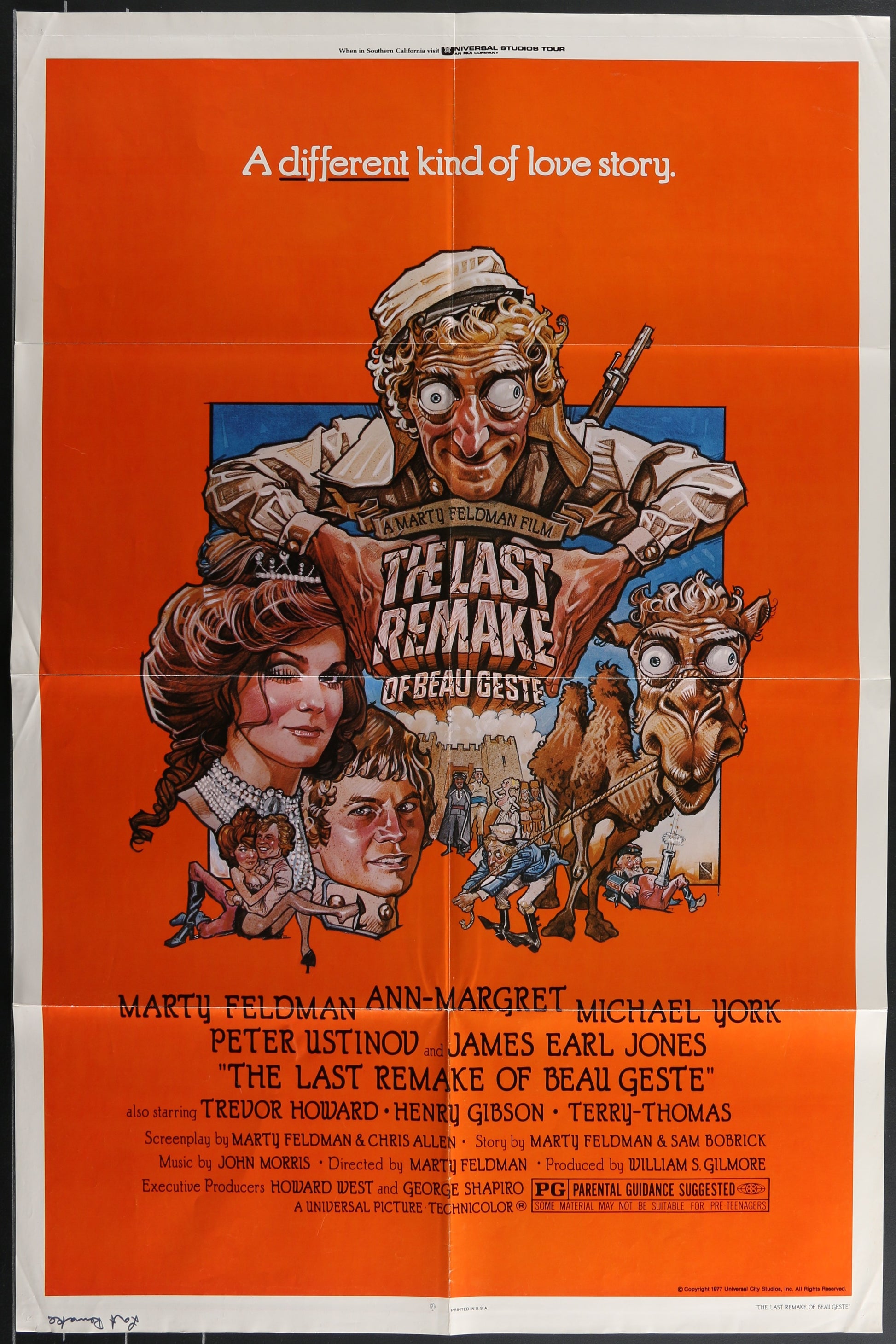 The Last Remake Of Beau Geste (1977) Original US One Sheet Movie Poster