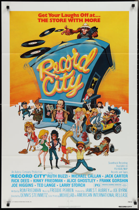 Record City (1977) Original US One Sheet Movie Poster