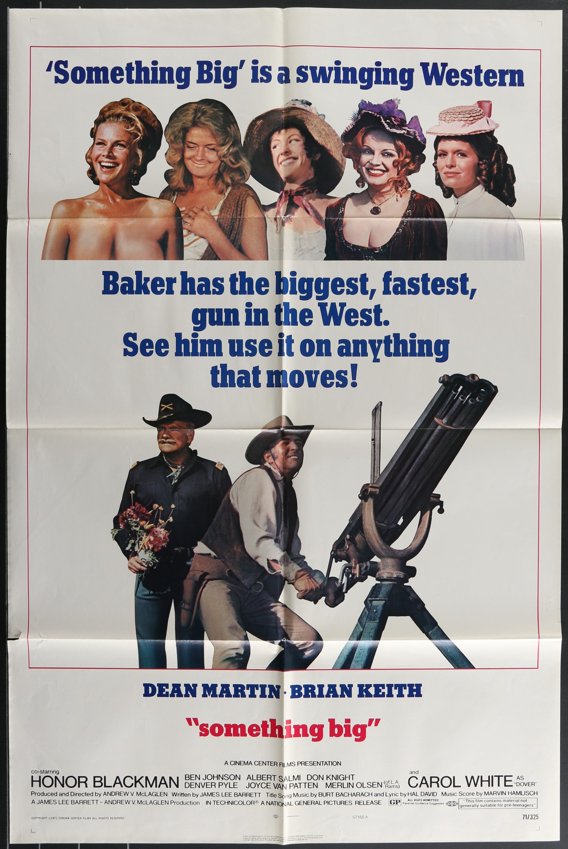 Something Big (1971) Original US One Sheet Movie Poster