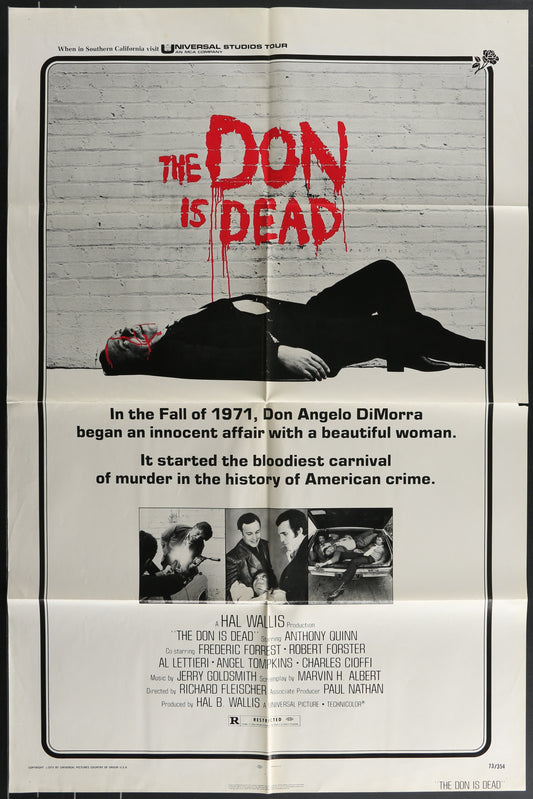 The Don Is Dead (1973) Original US One Sheet Movie Poster