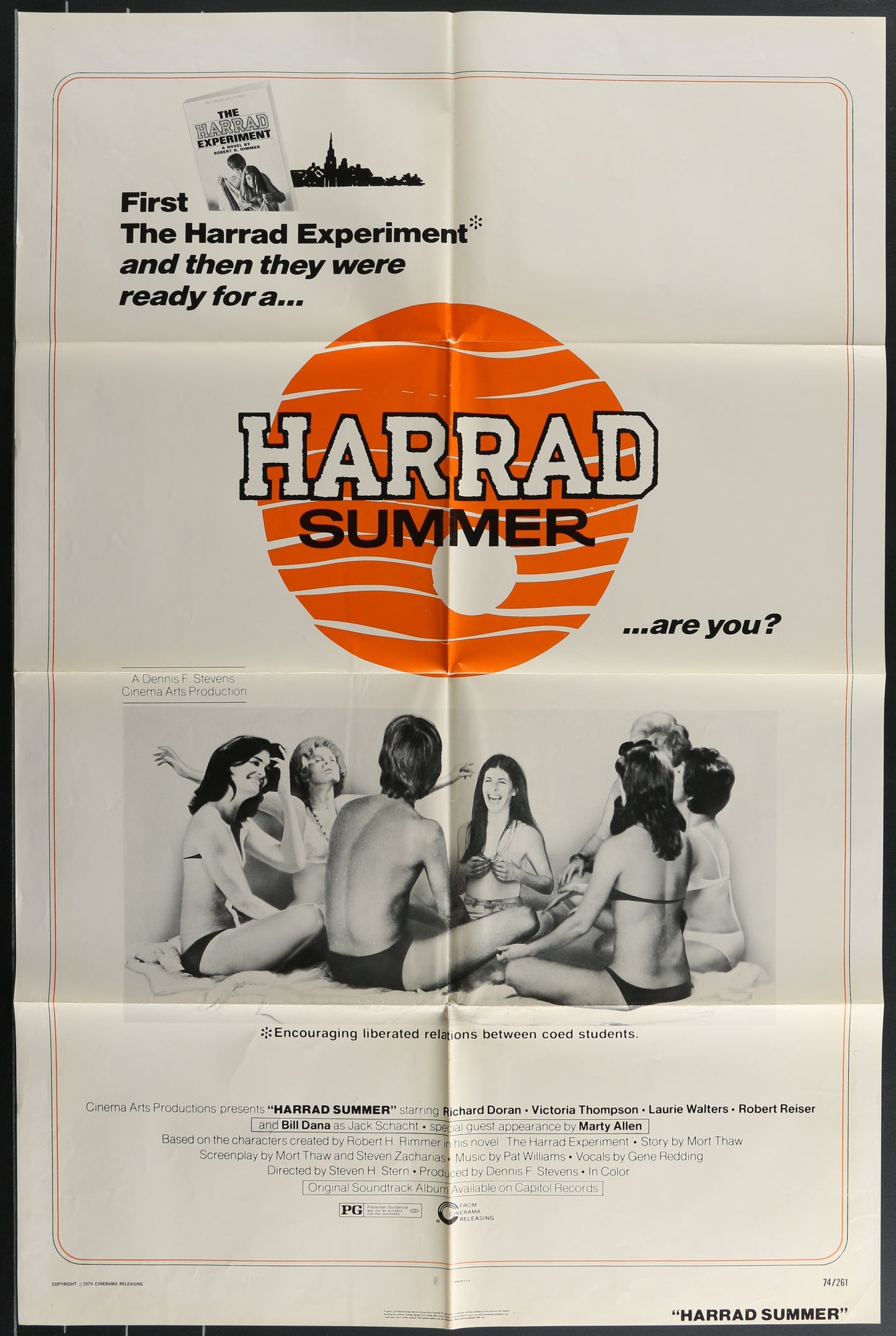 Harrad Summer (1974) Original US One Sheet Movie Poster