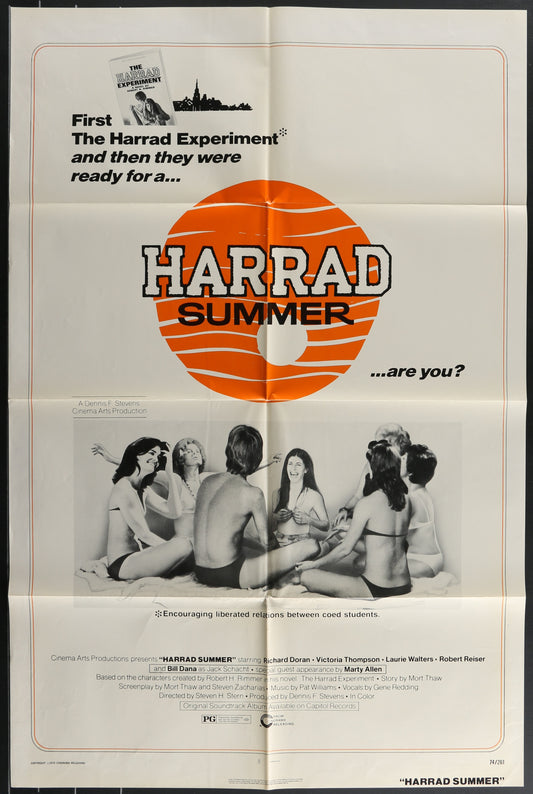 Harrad Summer (1974) Original US One Sheet Movie Poster