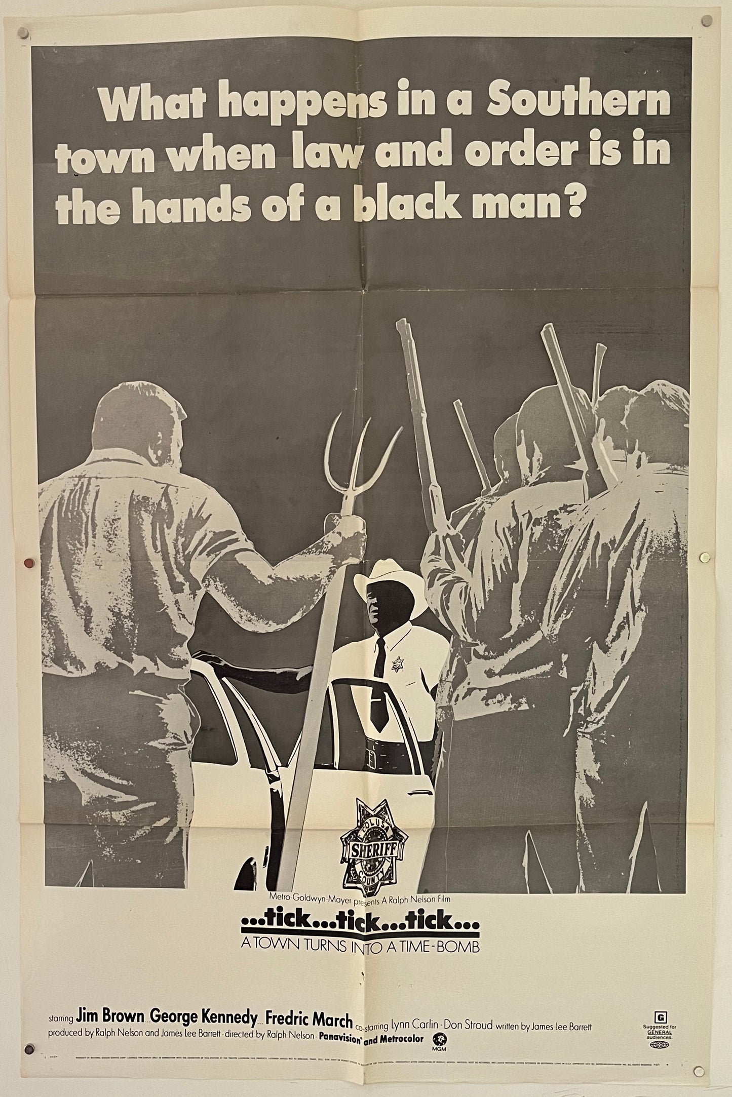 Tick Tick Tick (1970) Original US One Sheet Cinema Poster