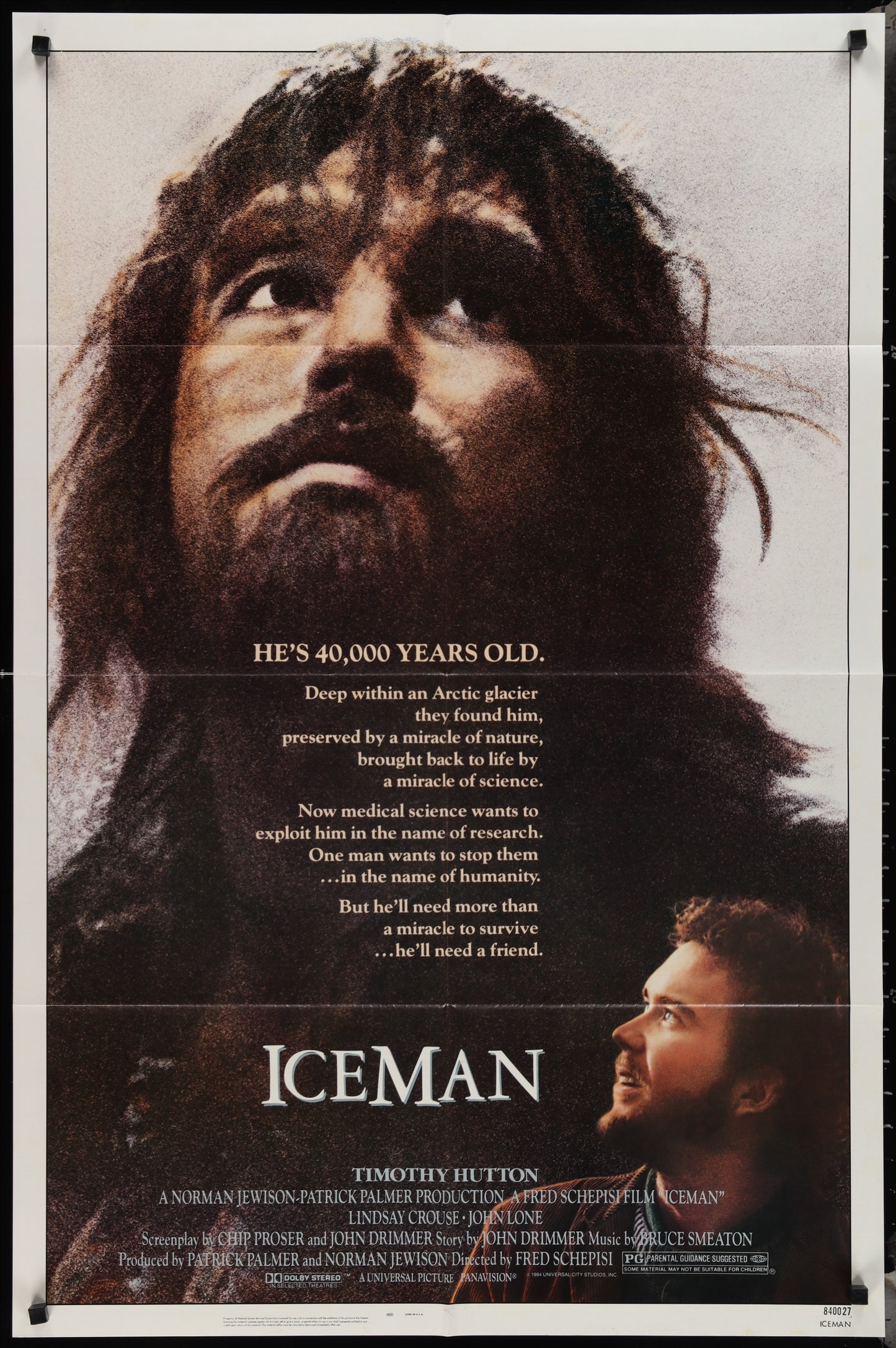 Iceman (1984) Original US One Sheet Movie Poster