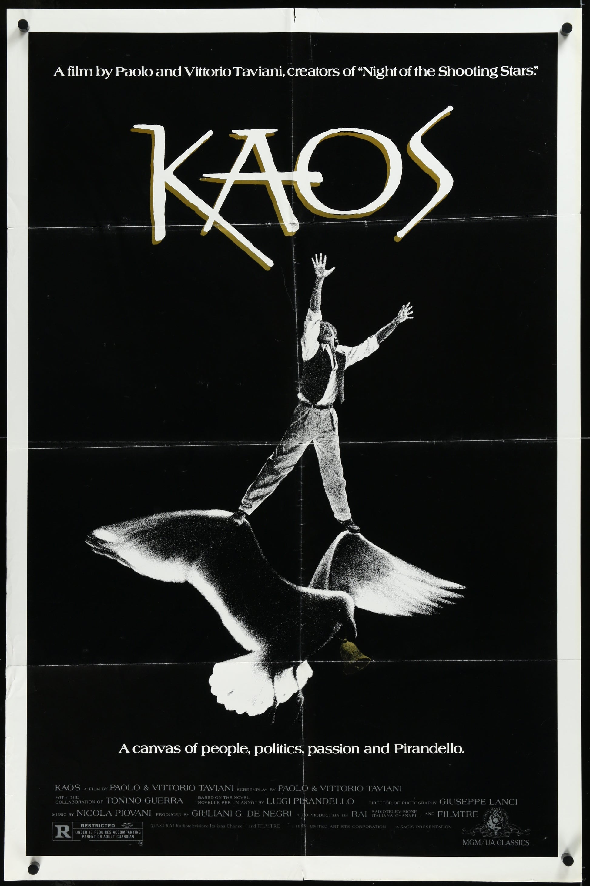 Kaos (1984) Original US One Sheet Movie Poster
