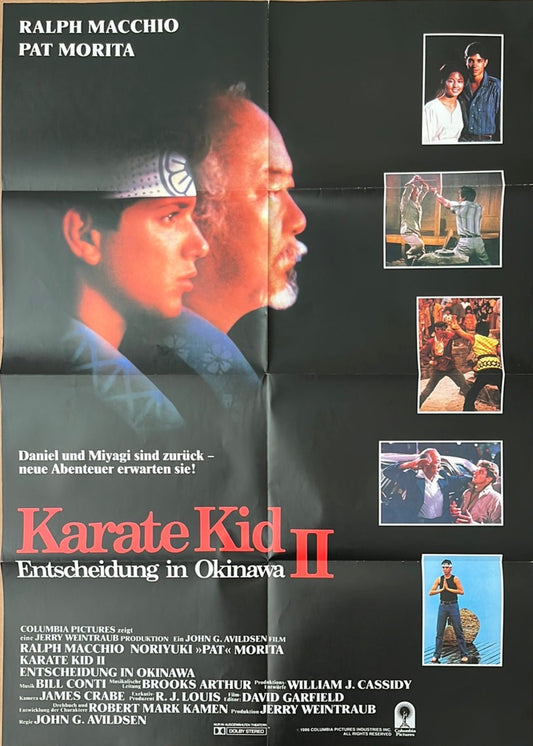 Karate Kid Part 2 (1986) Original German A1 Cinema Poster