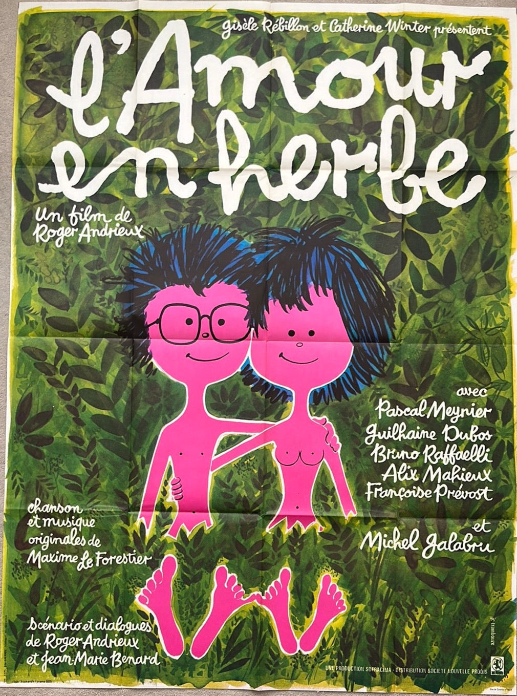 L'Amour En Herbe Original French Cinema Poster