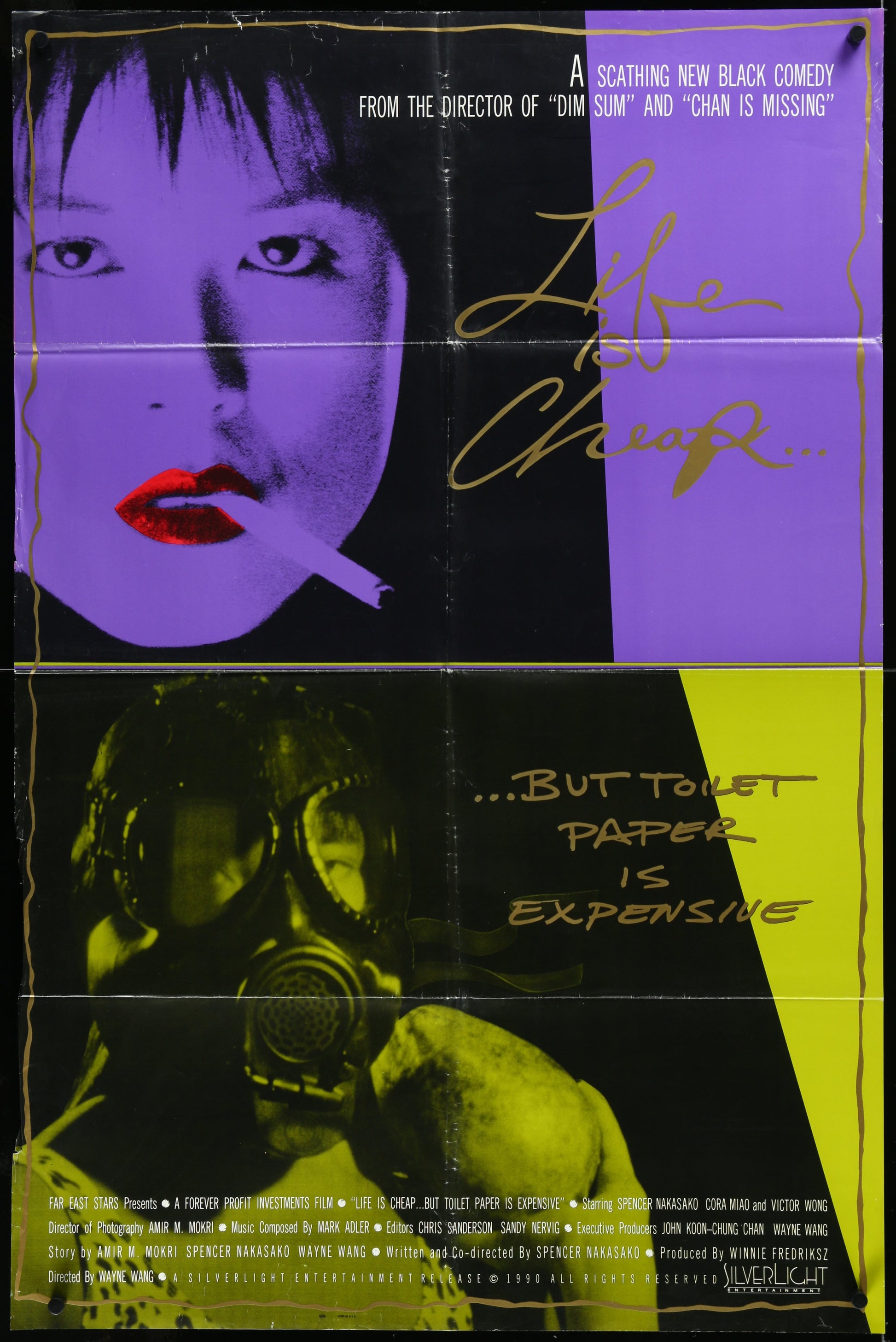 Life Is Cheap... But Toilet Paper Is Expensive (1989) Original US One Sheet Movie Poster