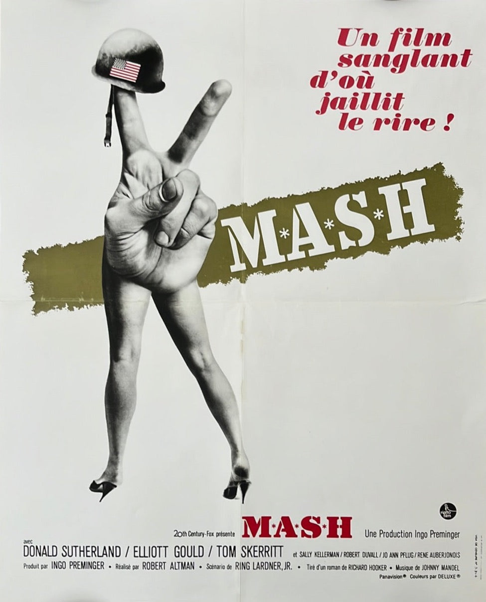 Mash Original French Petite Cinema Poster