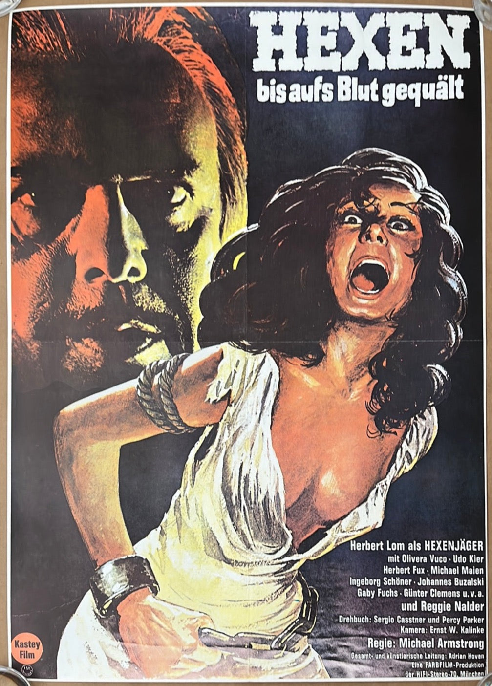 Mark Of The Devil - Hexen (1976 Re-Release) Original German A1 Cinema Poster