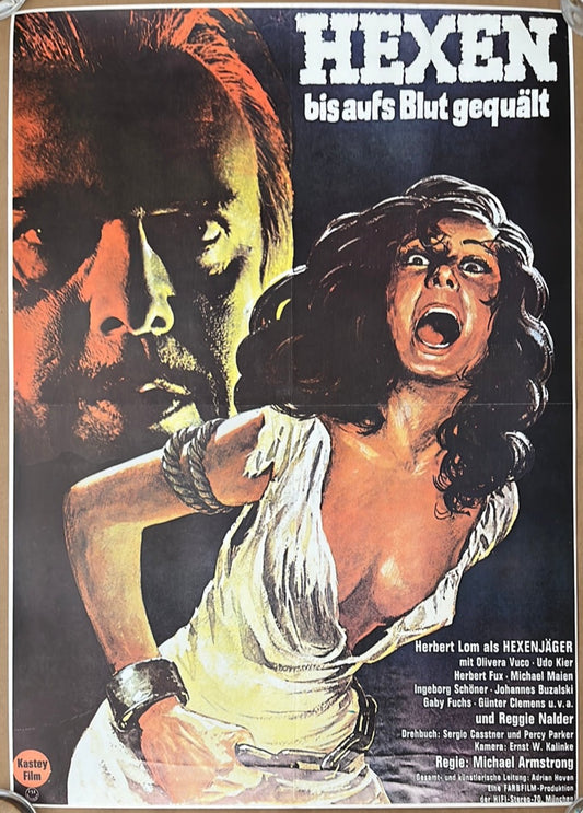 Mark Of The Devil - Hexen (1976 Re-Release) Original German A1 Cinema Poster