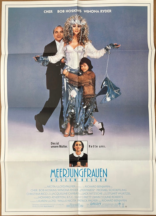 Mermaids (1990) Original German A1 Cinema Poster