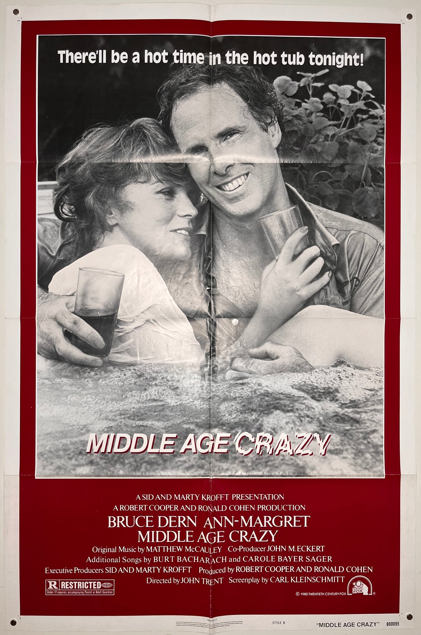 Middle Age Crazy (1980) Original US One Sheet Movie Poster