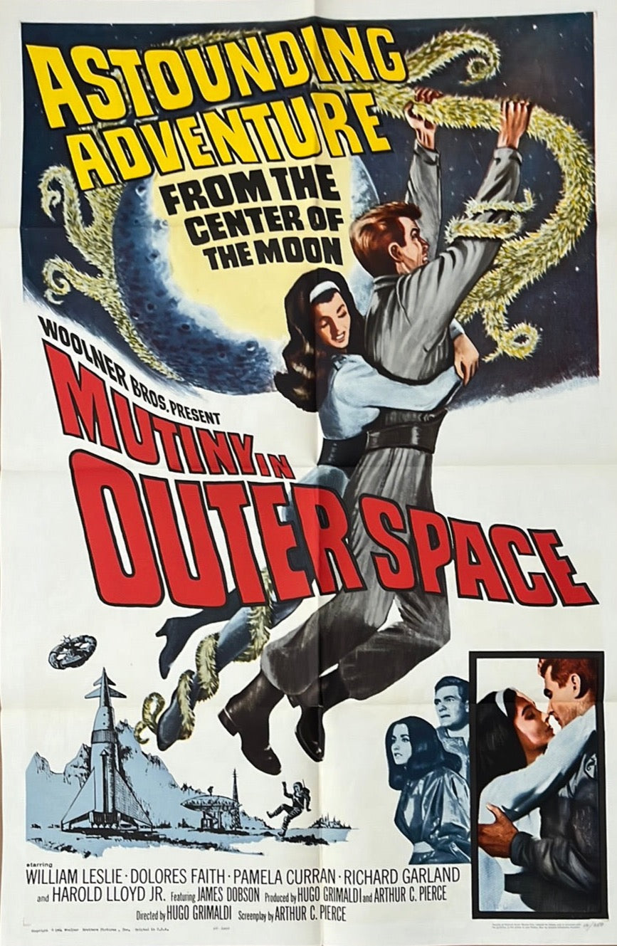 Mutiny In Outer Space Original US One Sheet Cinema Poster