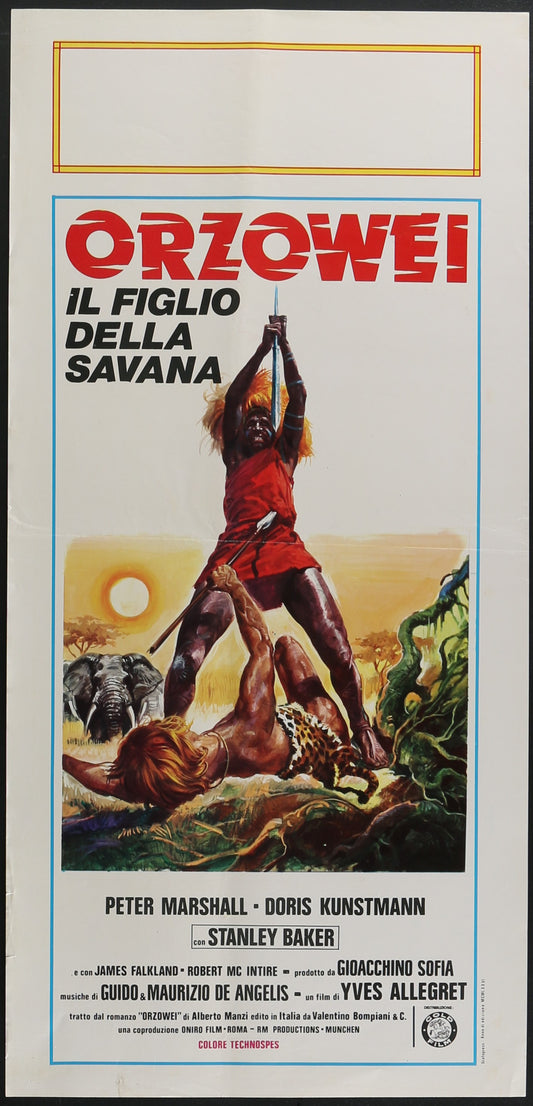 Orzowei (1976) Original Locandina Movie Poster