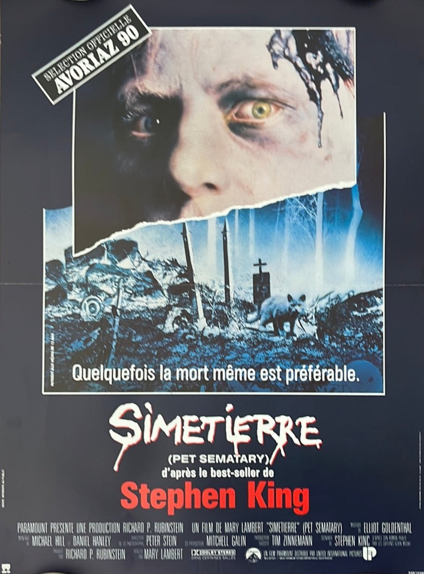 Pet Sematary Original French Petite Cinema Poster
