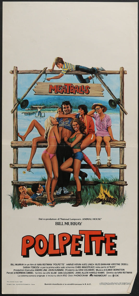 Meatballs - Polpette (1979) Original Italian Locandina Movie Poster