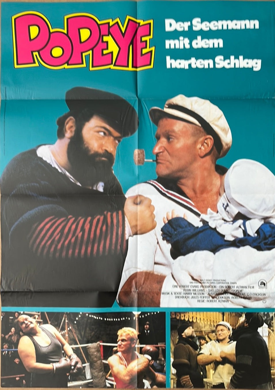 Popeye Original German A1 Cinema Poster