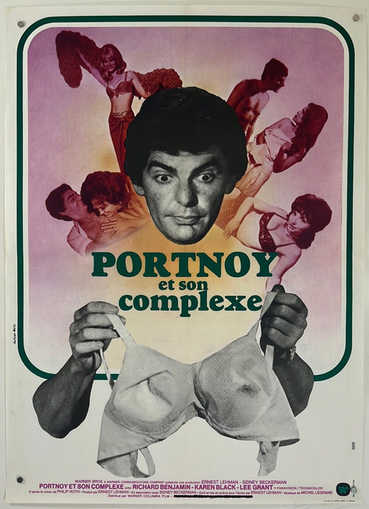 Portnoy's Complaint - Portnoy Et Son Complexe (1973) Original French Affiche Cinema Poster
