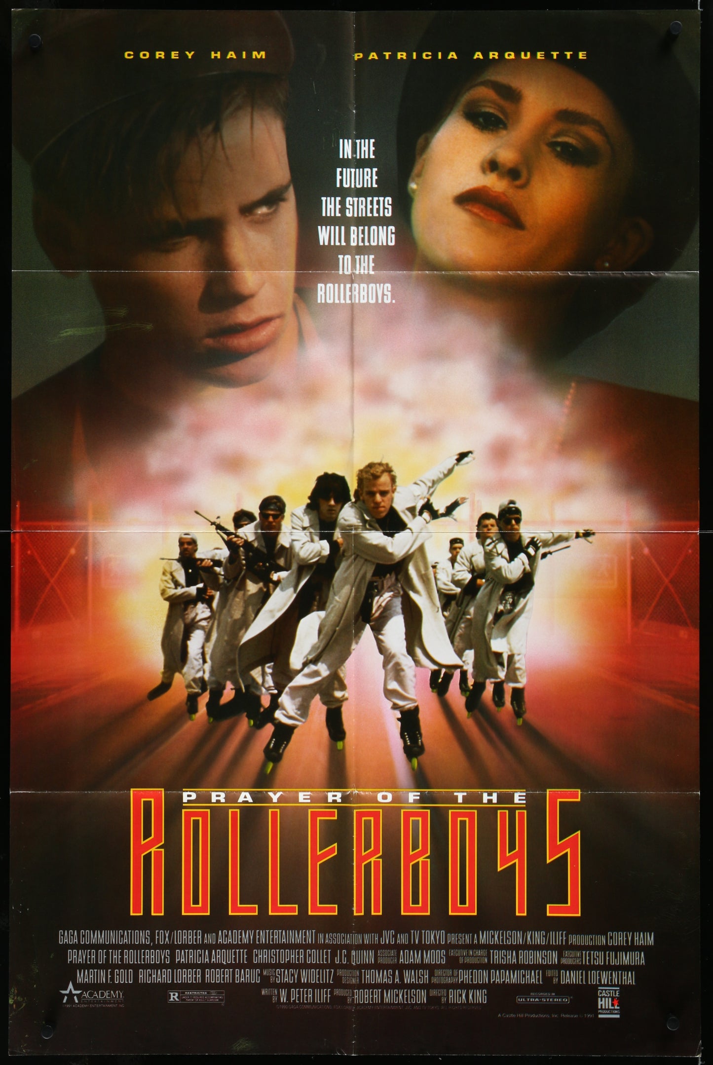 Prayer Of The Rollerboys (1991) Original US One Sheet Movie Poster