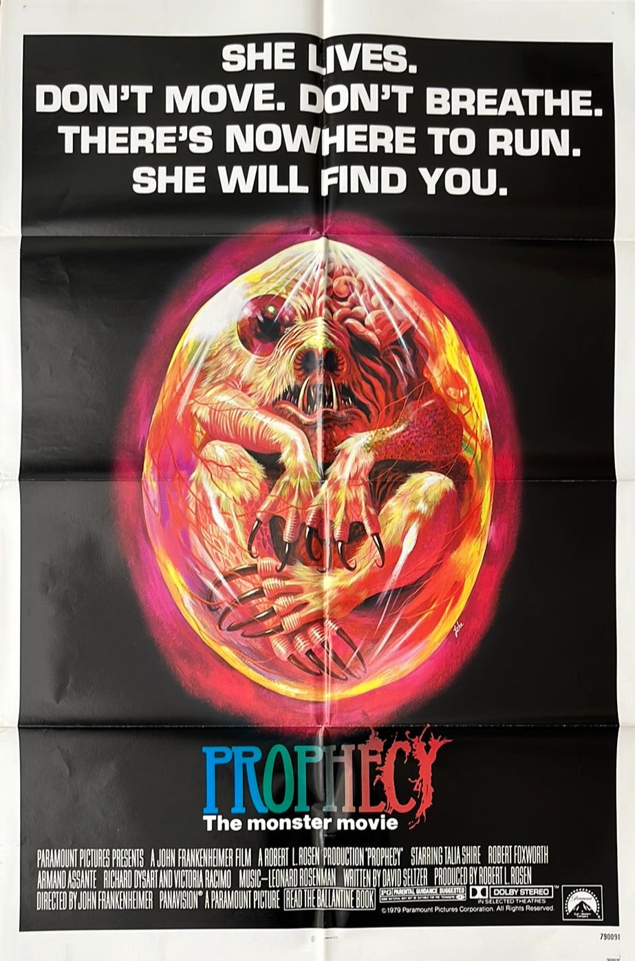 Prophecy Original US One Sheet Cinema Poster