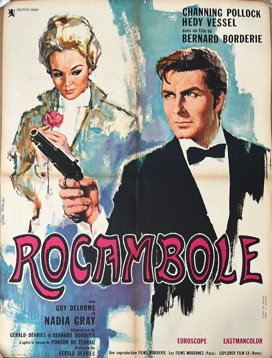 Rocambole (1963) Original French Medium Cinema Poster