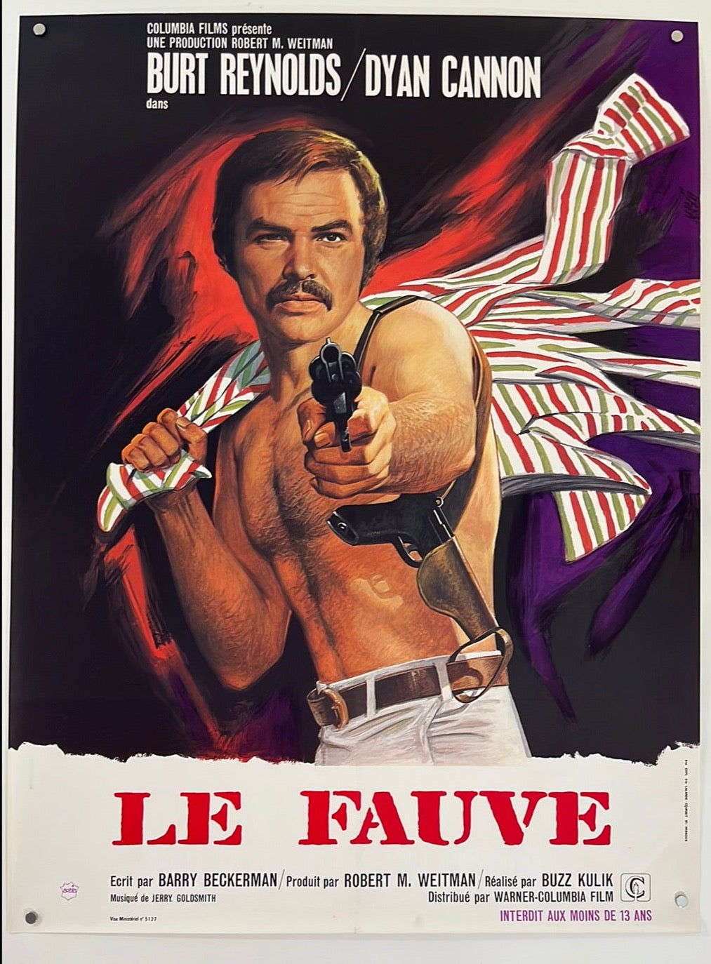 Shamus - Le Fauve (1973) Original French Affiche Cinema Poster