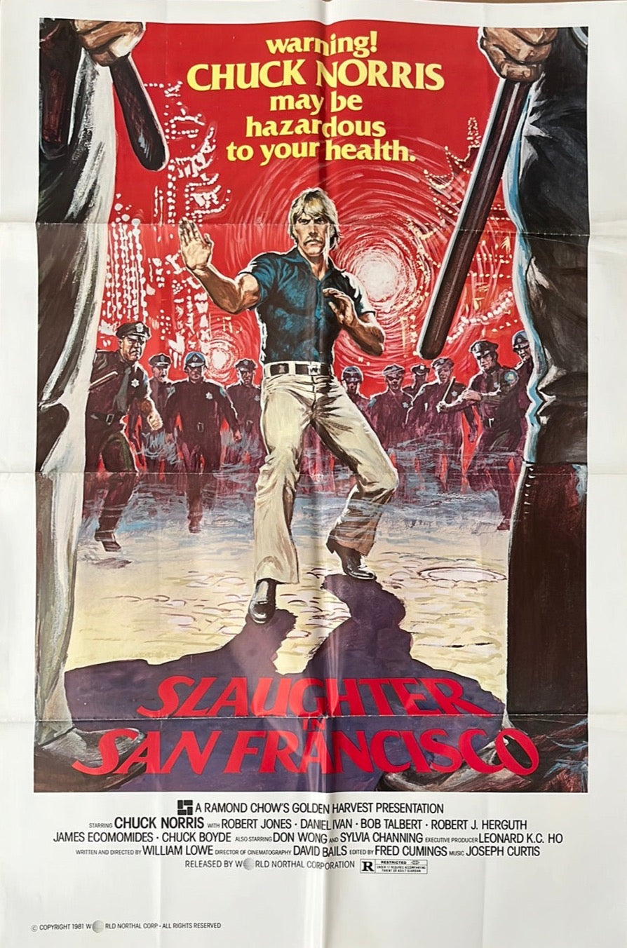 Slaughter In San Francisco Original US One Sheet Cinema Poster