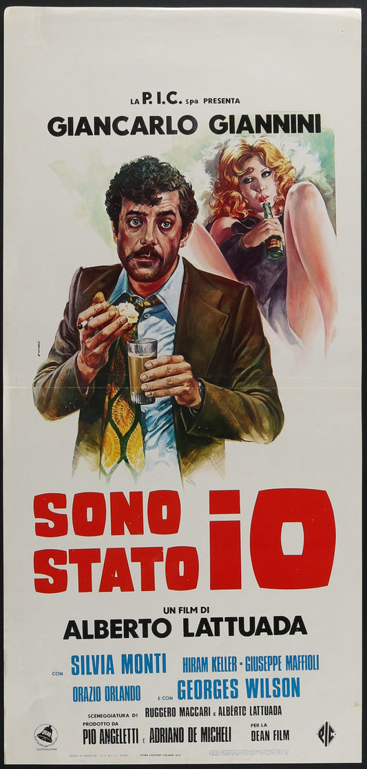 Sono Stato io (1973) Original Italian Locandina Movie Poster