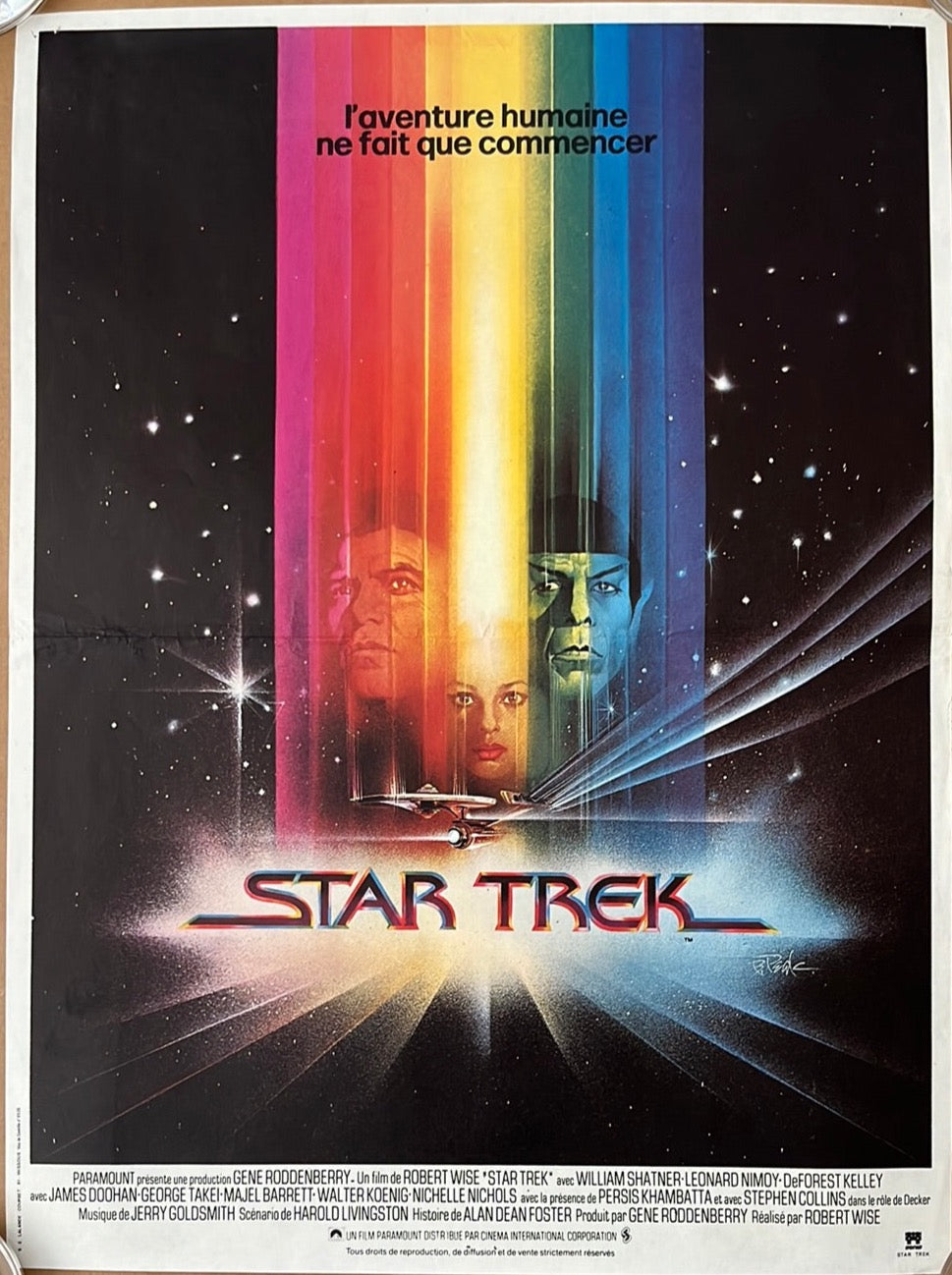 Star Trek (1979) Original French 'Petite' Cinema Poster