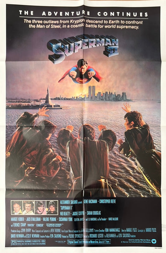 Superman II Original US One Sheet Cinema Poster