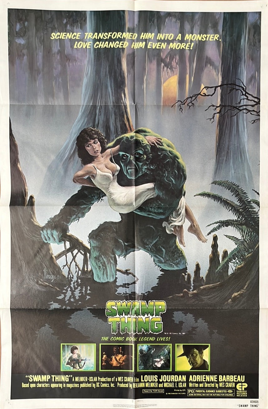 Swamp Thing Original US One Sheet Cinema Poster
