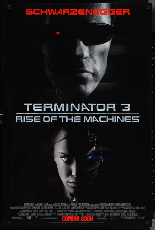 Terminator 3 - Rise Of The Machines (2003) Original US One Sheet Movie Poster