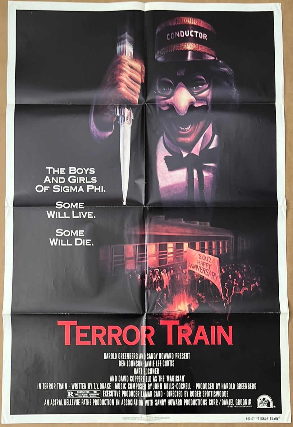 Terror Train (1980) Original US One Sheet Cinema Poster
